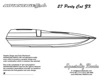 27 Party Cat ZX Boat Blank
