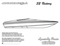 32 Victory Boat Blank