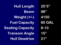 25 Citation Open Bow Specs